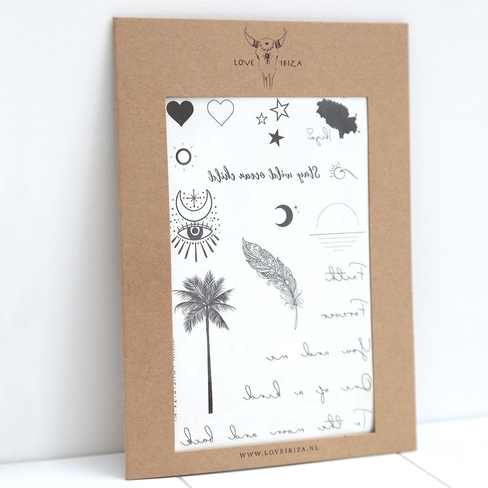 Temporary Tattoos - Love Ibiza