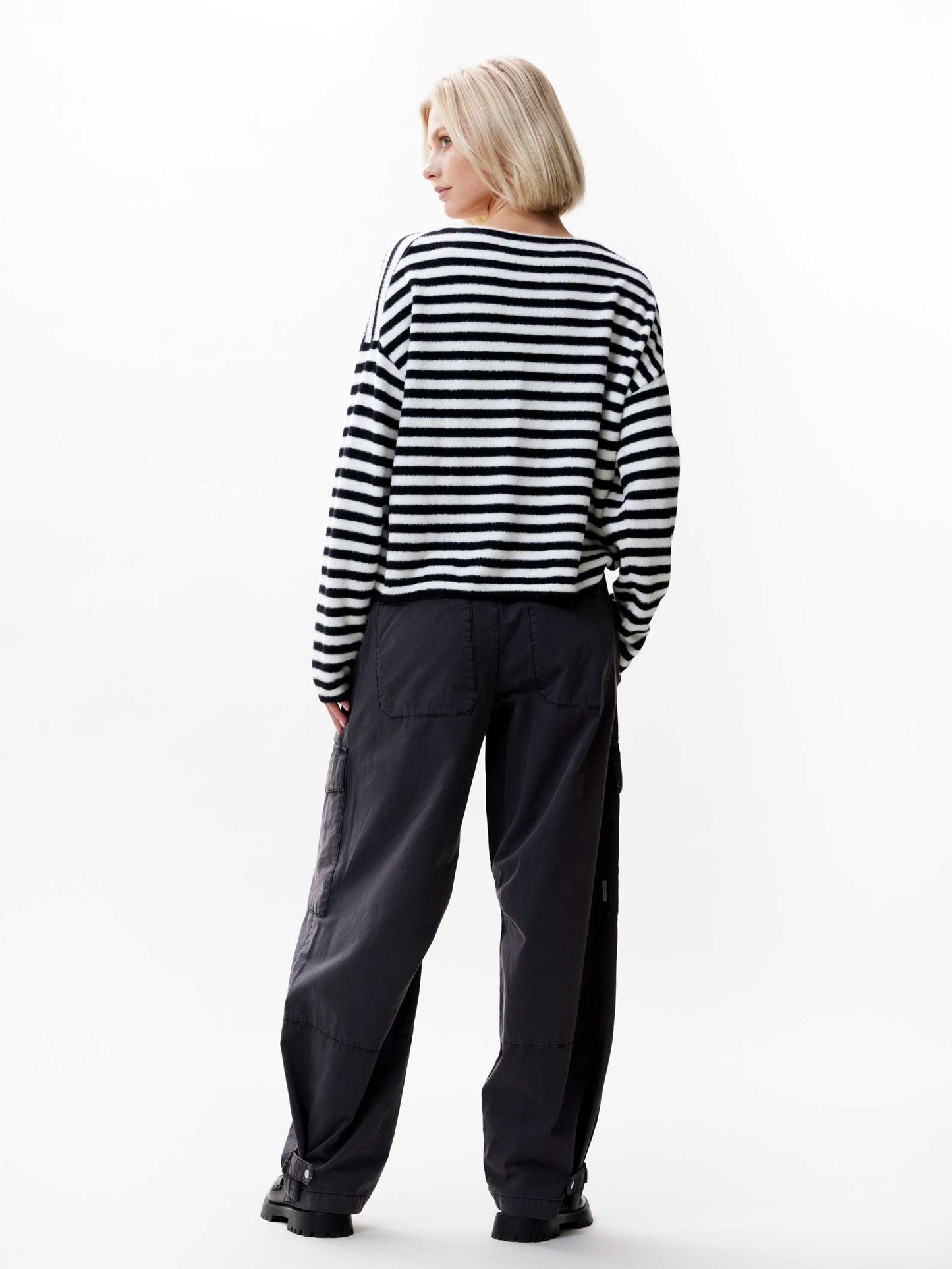 CWJKNIT Soft Stripped