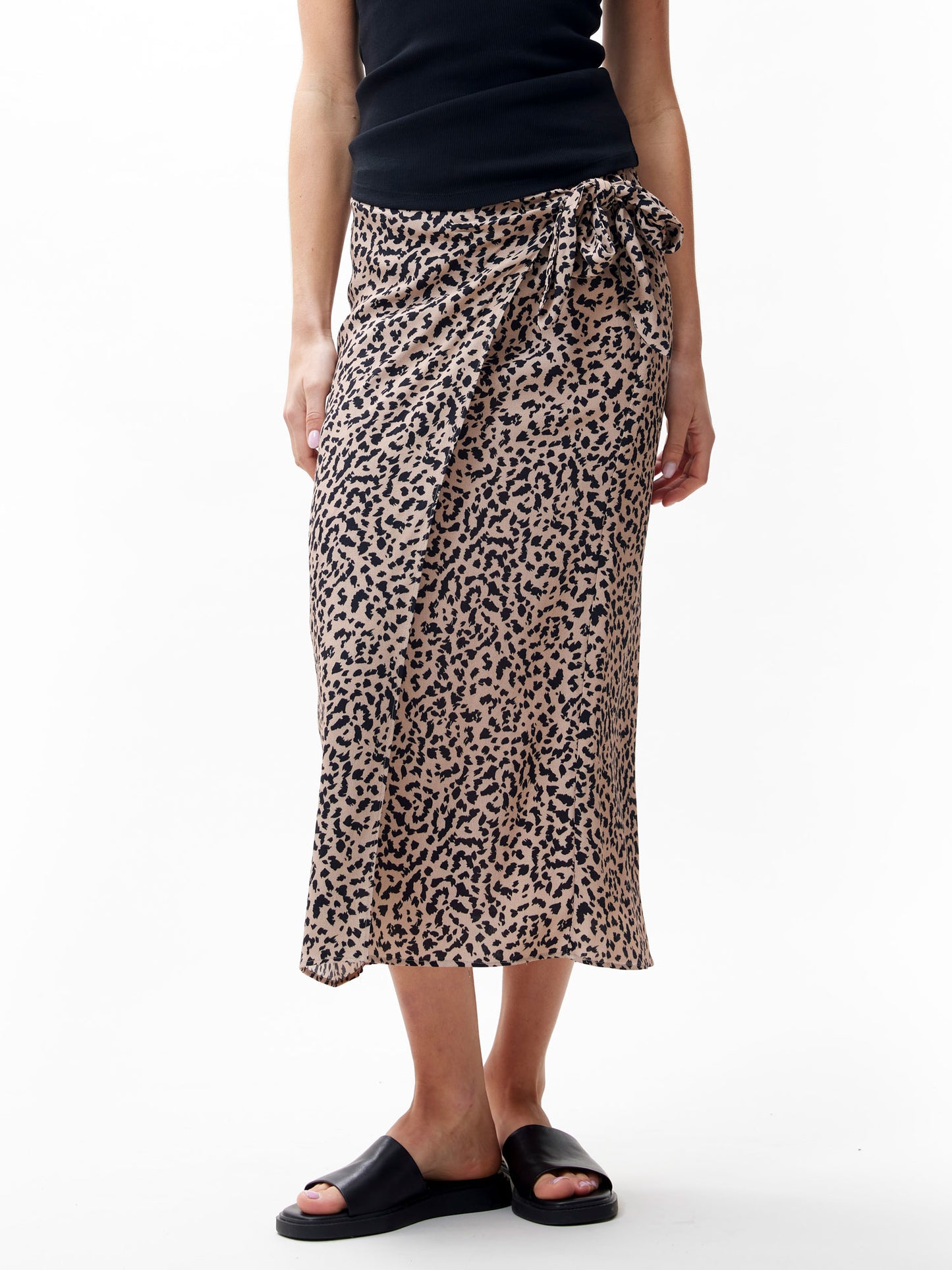 CWJLEOPARD Wrap Skirt
