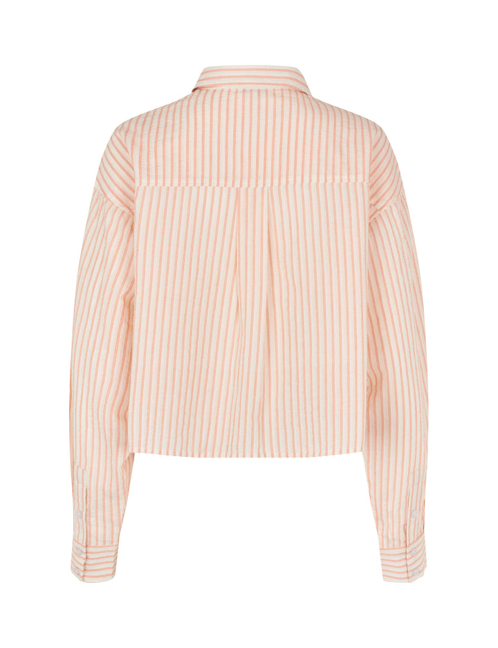 MBYMEMMELIA Bluse Sugar Orange Stripe