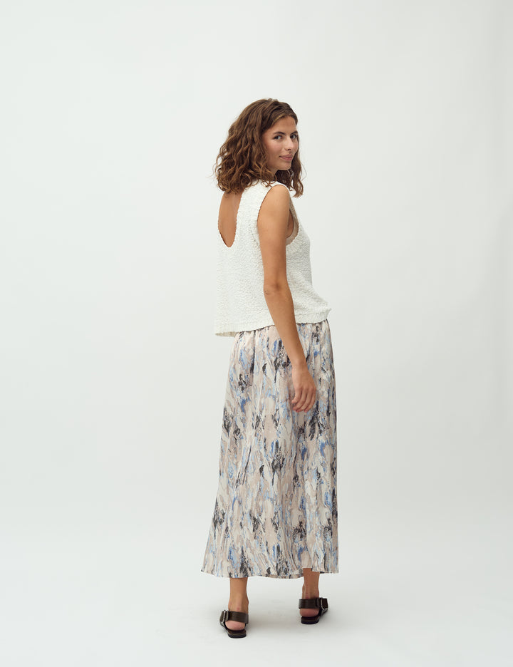MBYMAVELINE Skirt Blue Crystallic