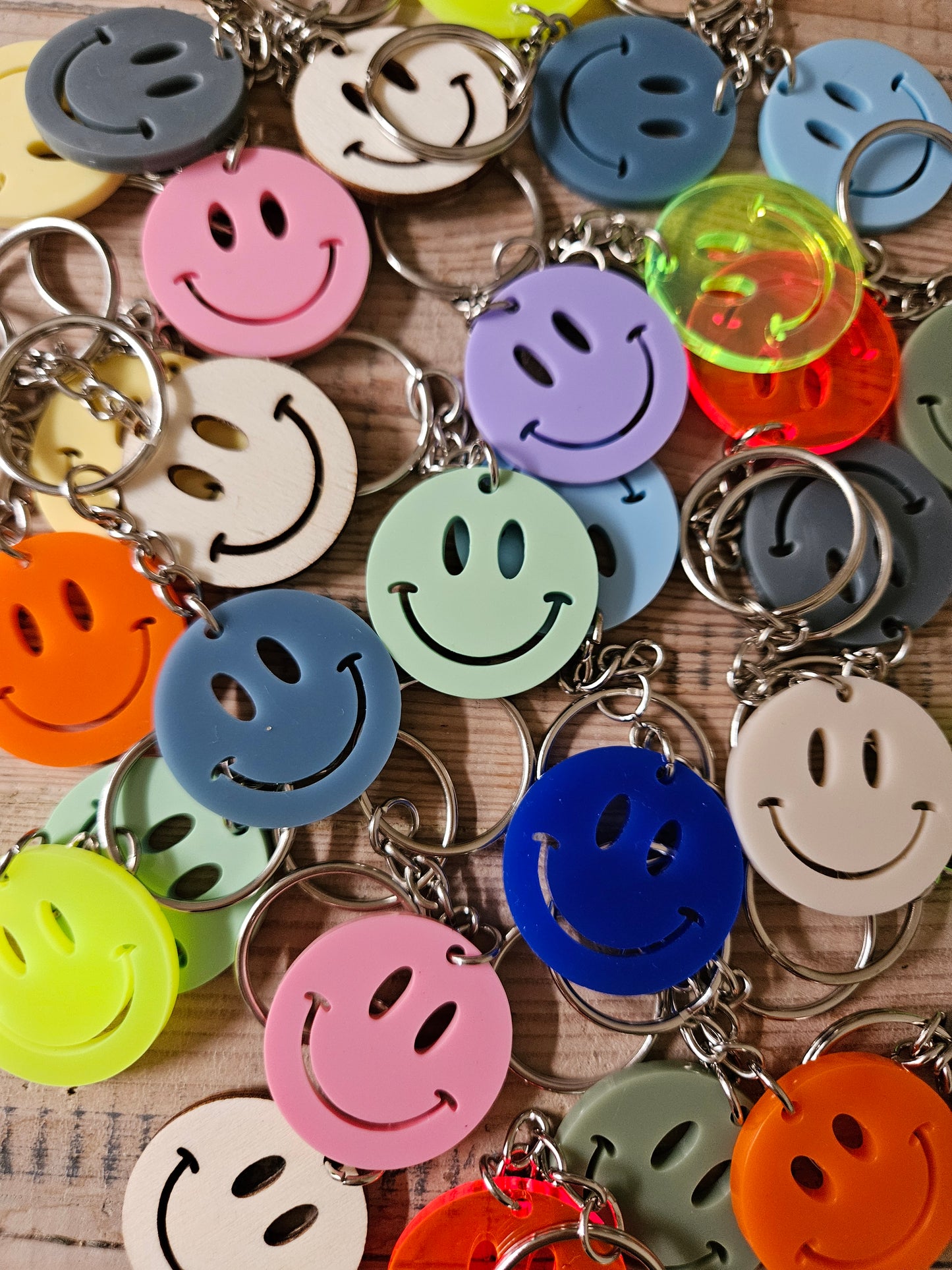 Schlüsselanhänger Smiley