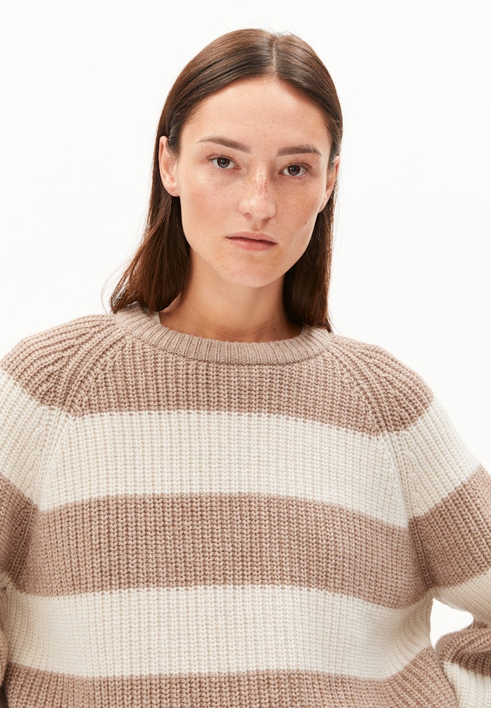 AAKAAGI Stripes Camel Melange