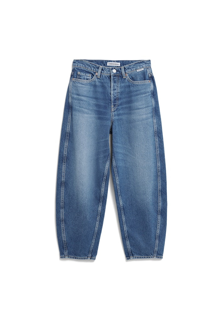 AABAARLY High Waist Barrel Jeans