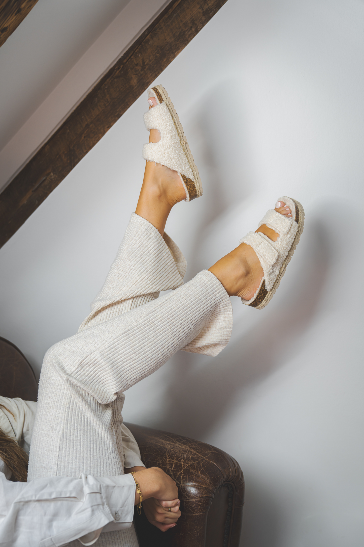 Claquette Velcro Curly