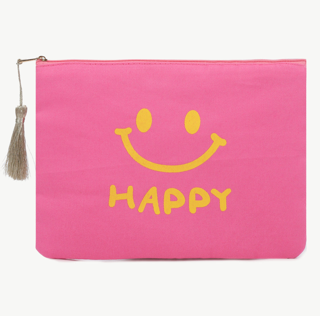 Kosmetiktasche Musselin Smiley (verschiedene Farben)