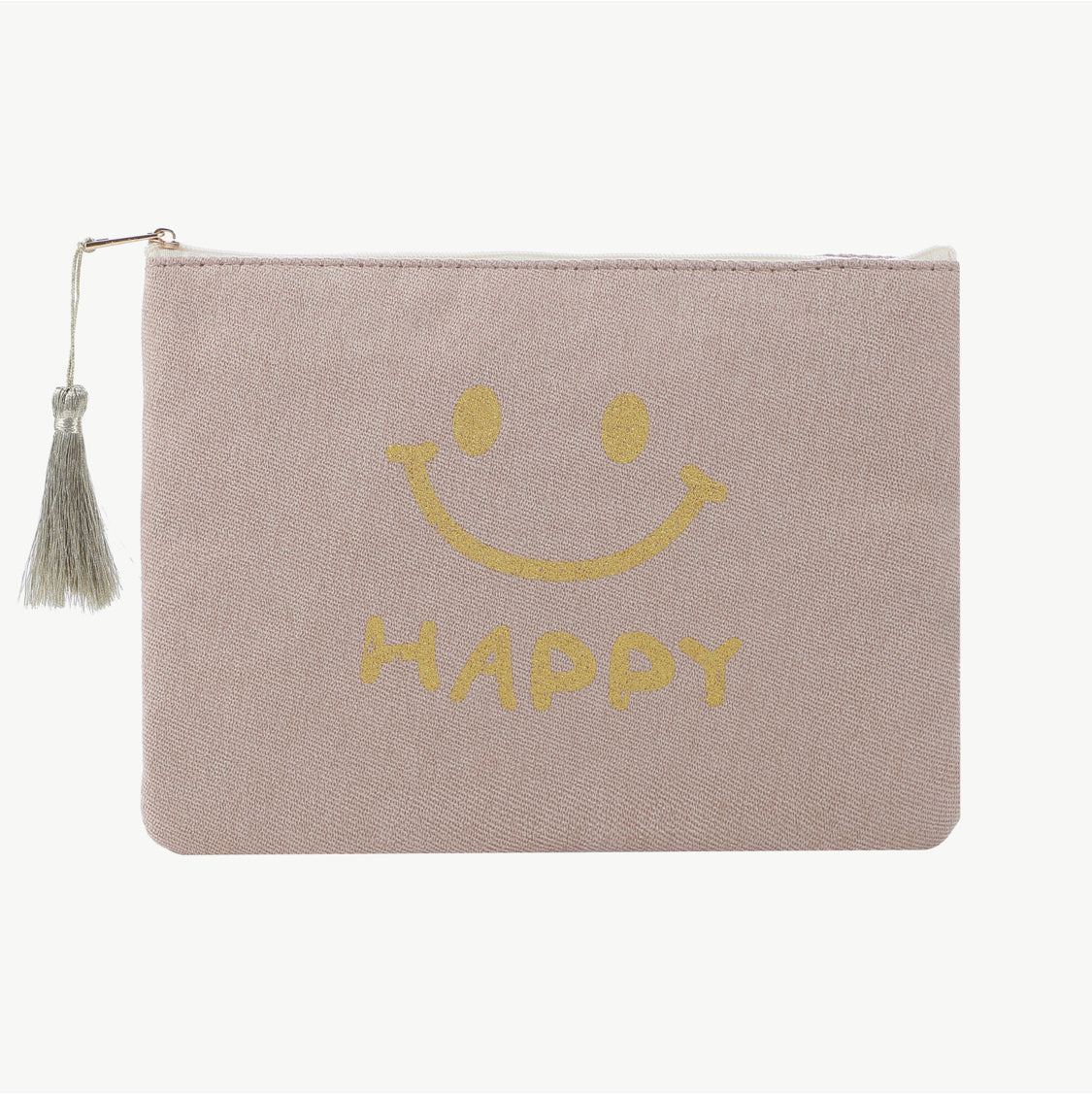 Kosmetiktasche Musselin Smiley (verschiedene Farben)