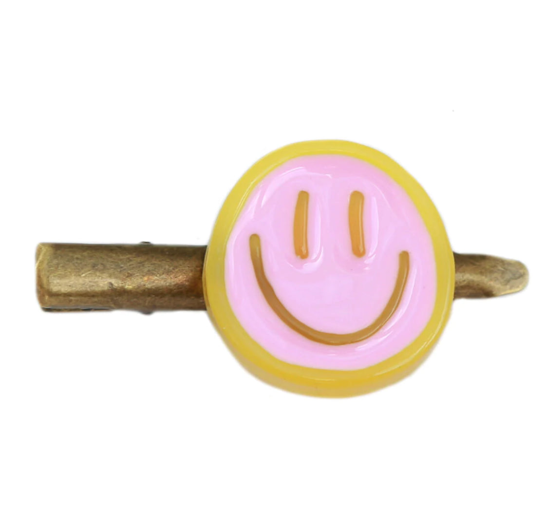 Haarclip Smiley (verschiedene Farben)