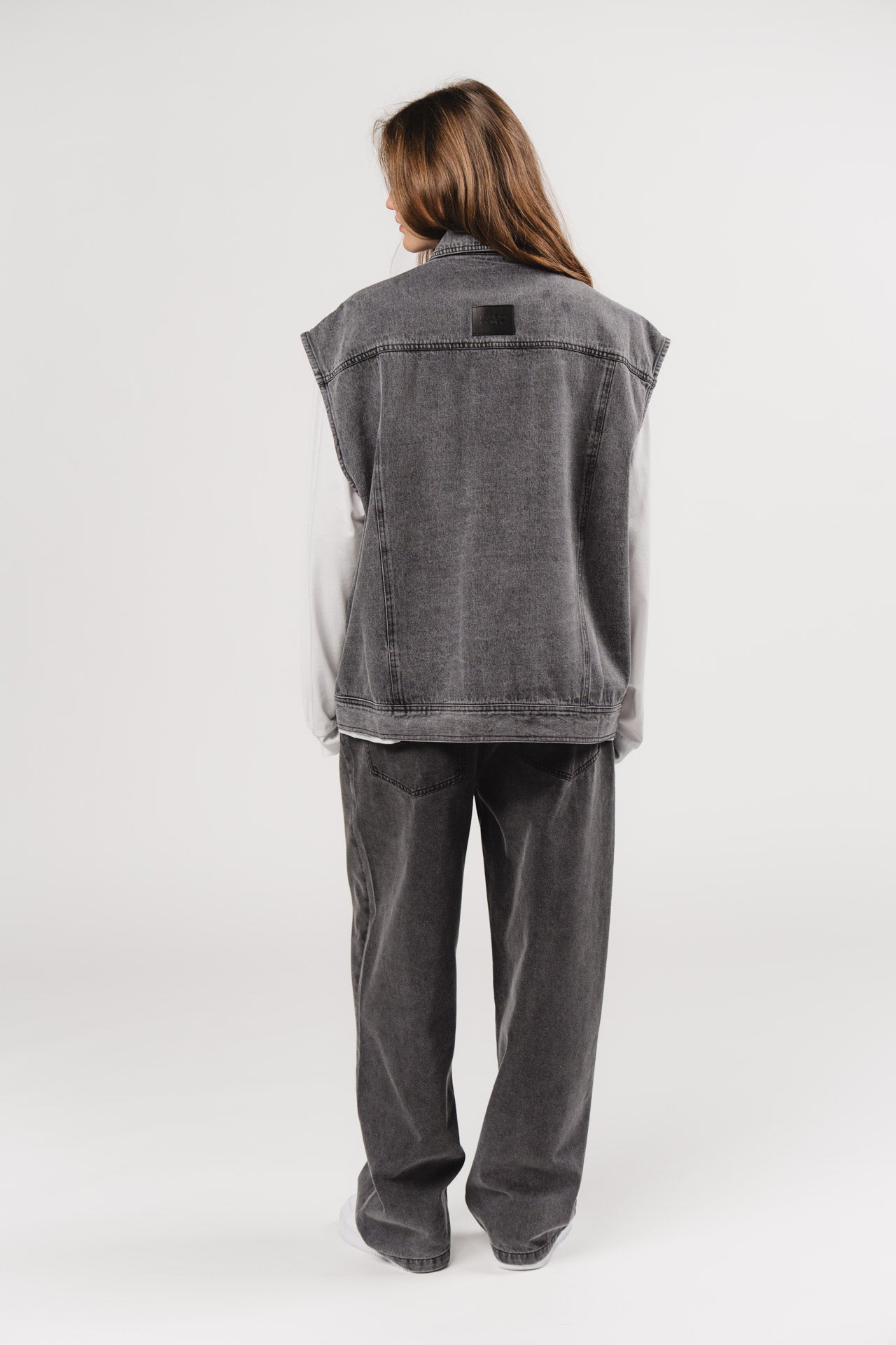 KKLBLDENIM Vest Grey