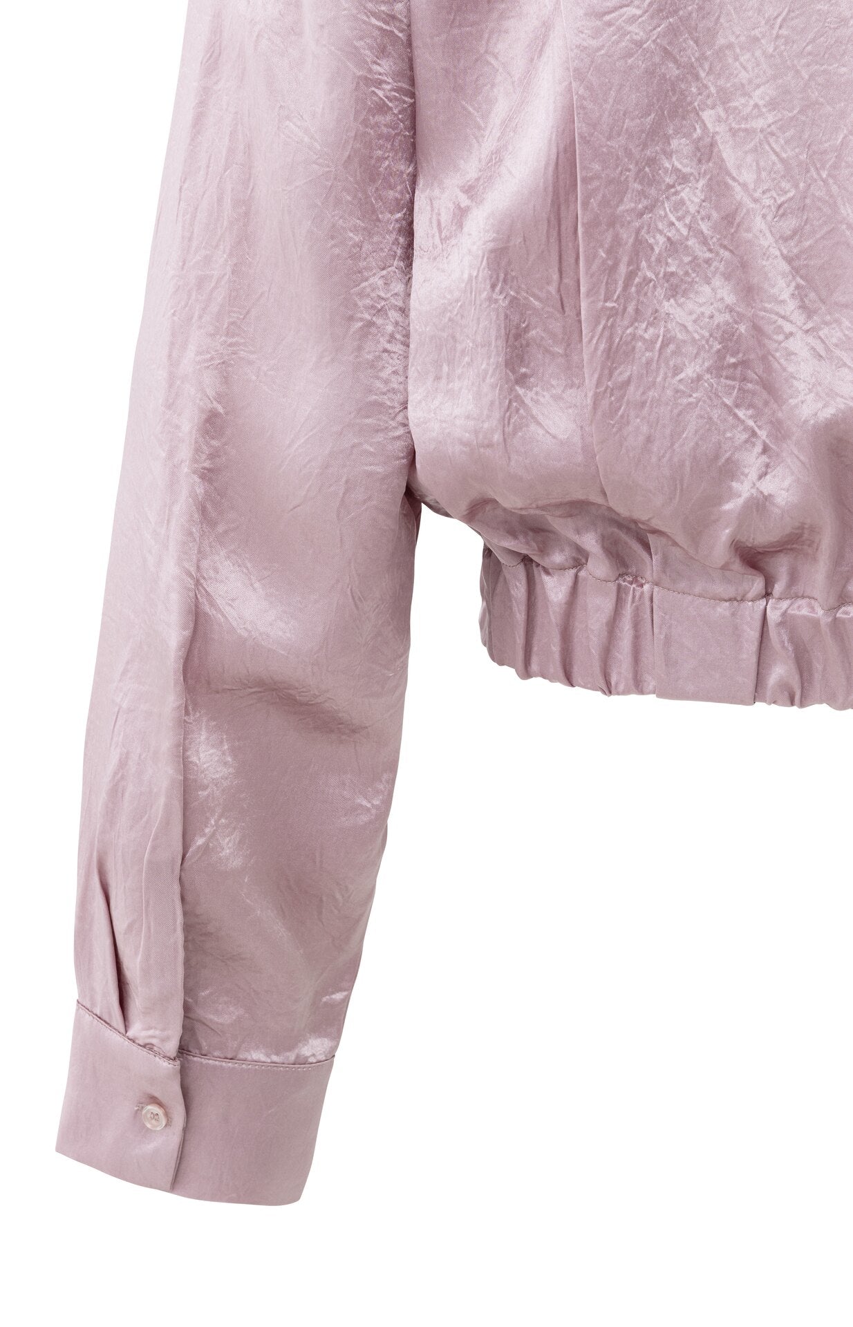 YAYACROPPED Satin Blouse