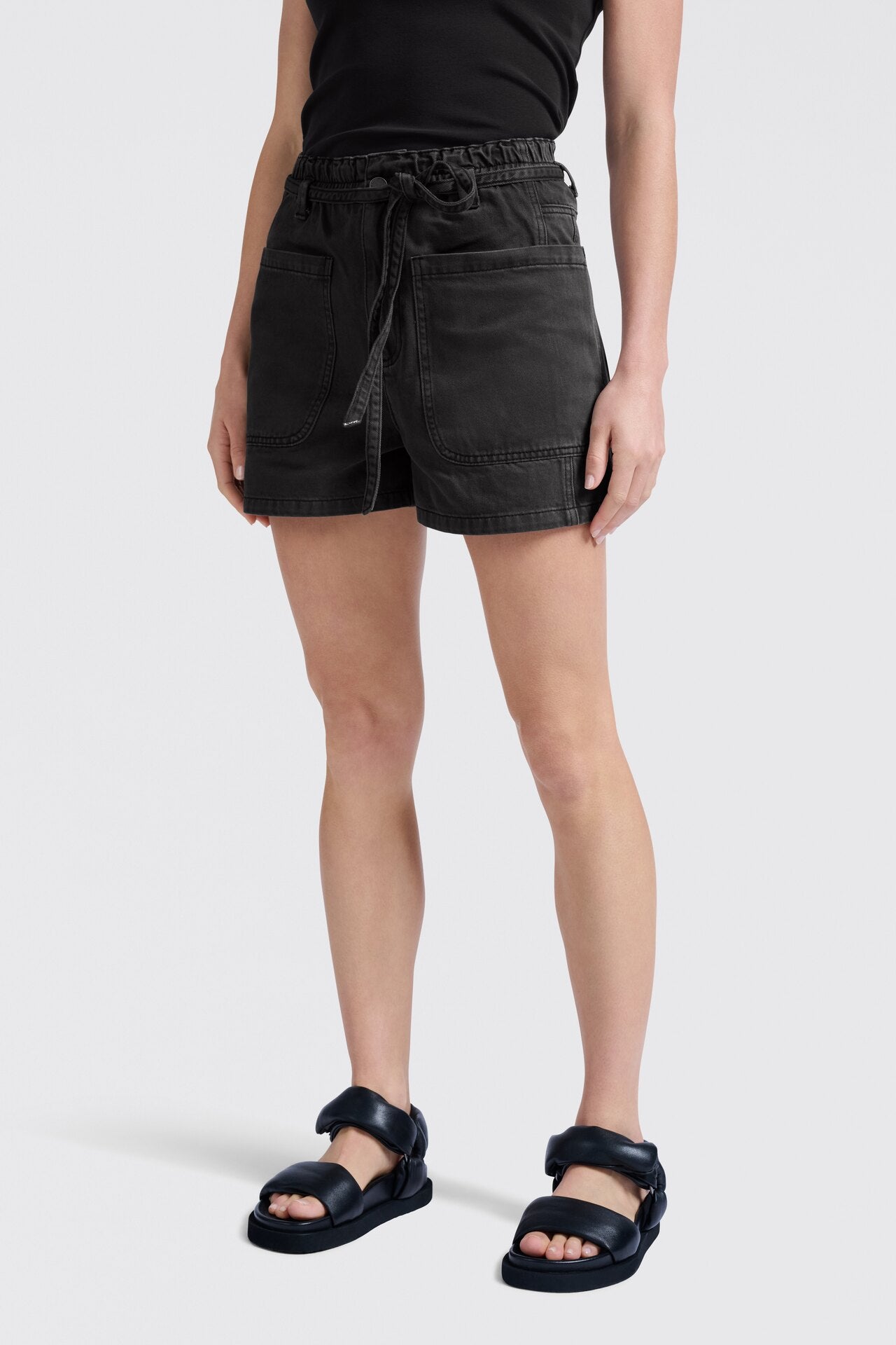 YAYACARGO Shorts Washed Black