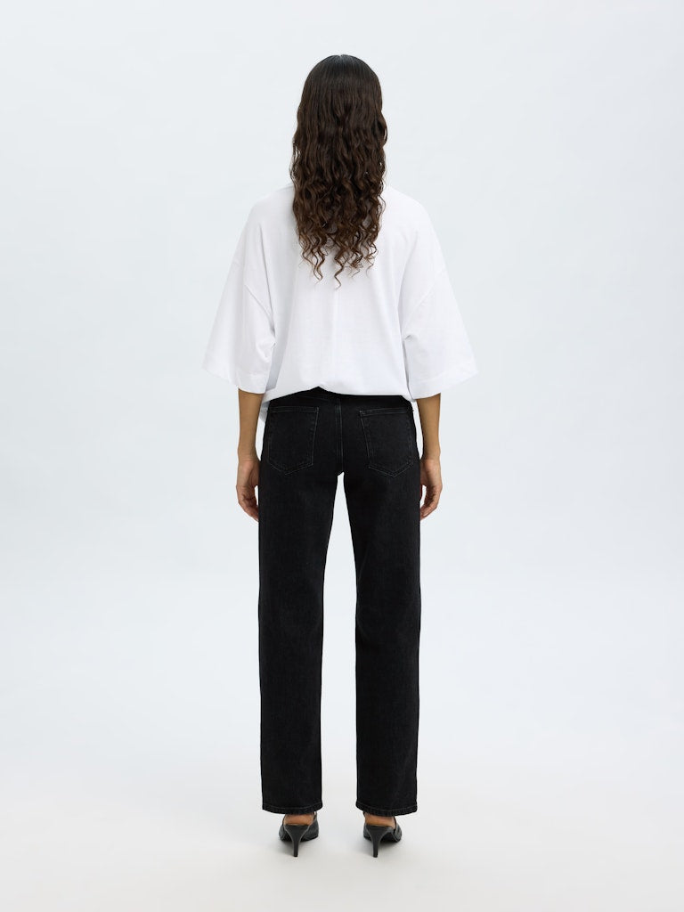 SLFSTRAIGHT Bea-Kori Jeans Black