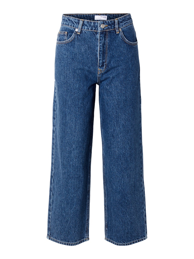 SLFCLAIR Mid Blue Jeans