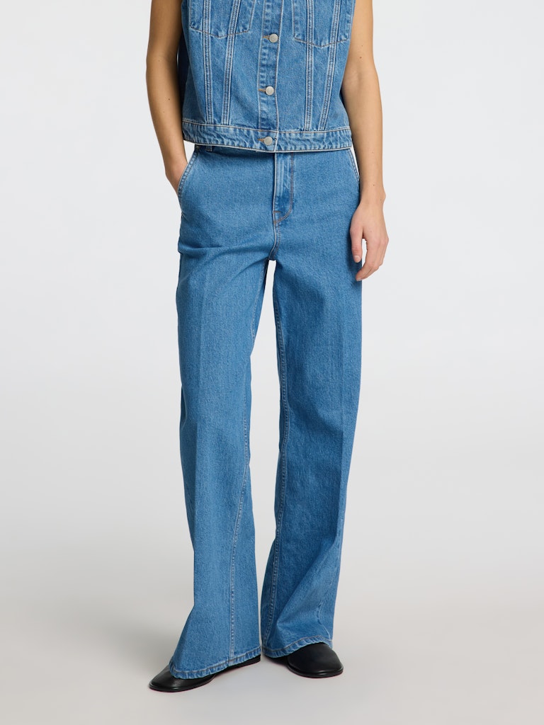 SLFEVELYN High Waist Wide Jeans