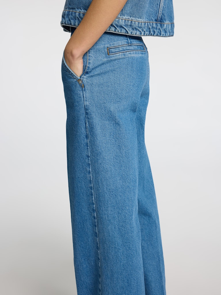 SLFEVELYN High Waist Wide Jeans
