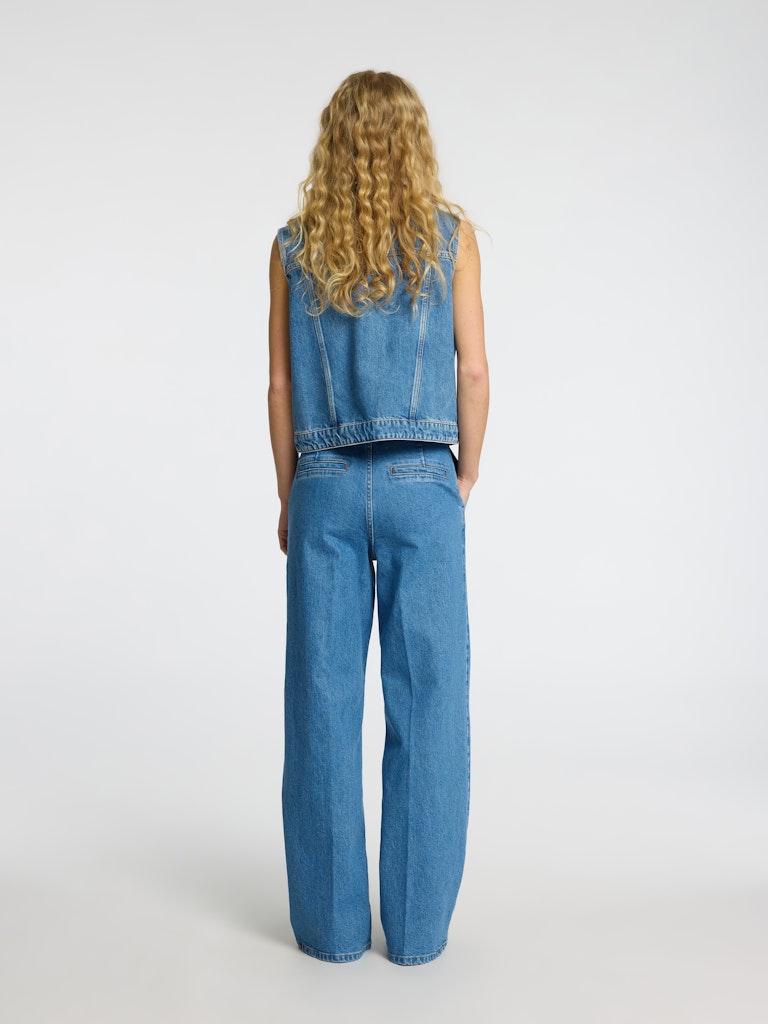 SLFEVELYN High Waist Wide Jeans