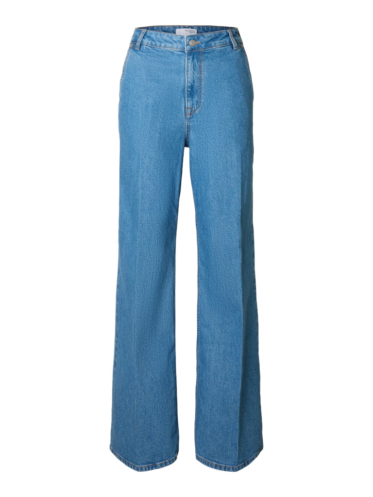 SLFEVELYN High Waist Wide Jeans