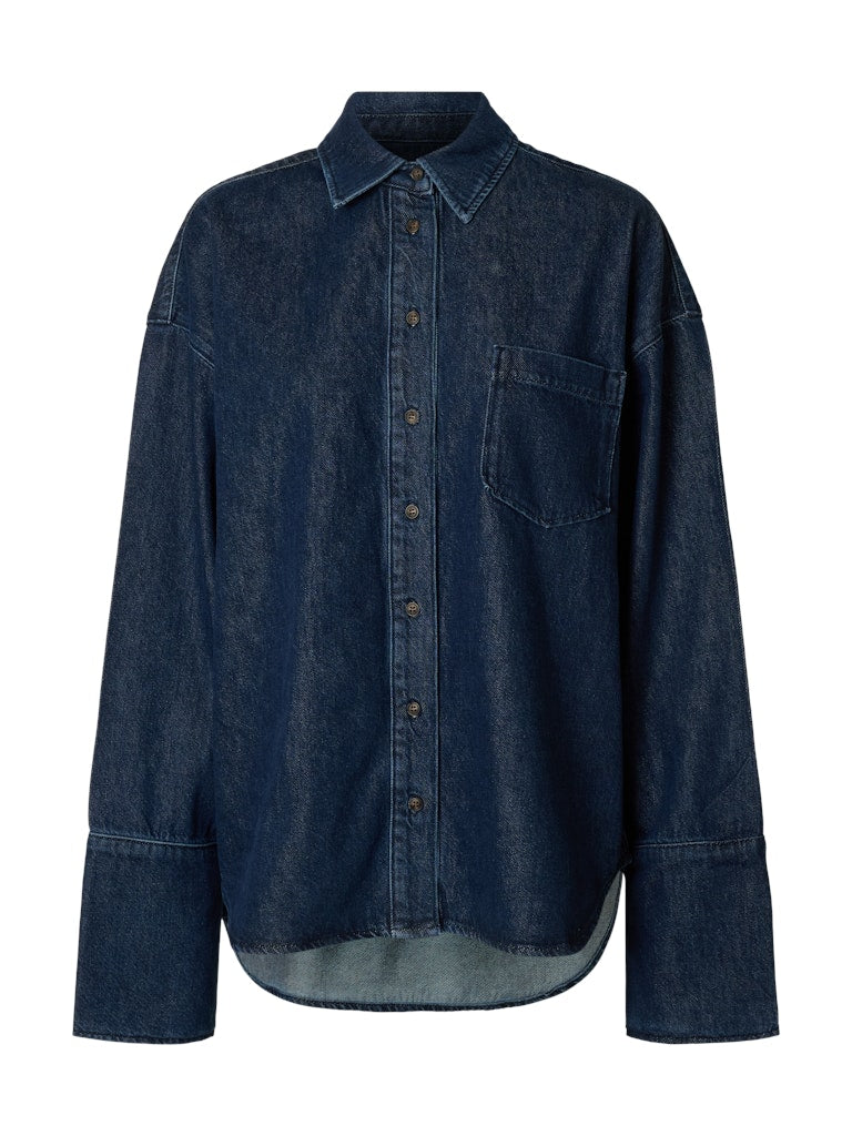 SLFOVERSIZED Mella - Bora Denim Shirt