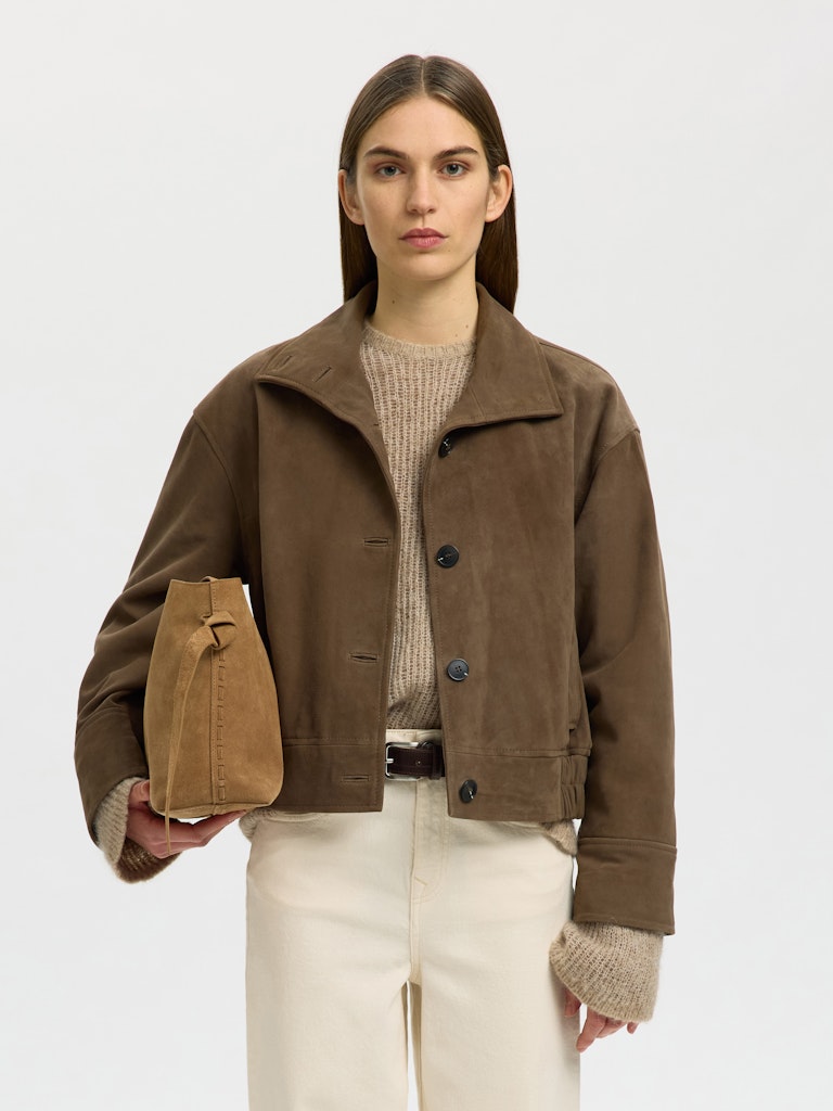 SLFSTELLE Medium Suede Bag