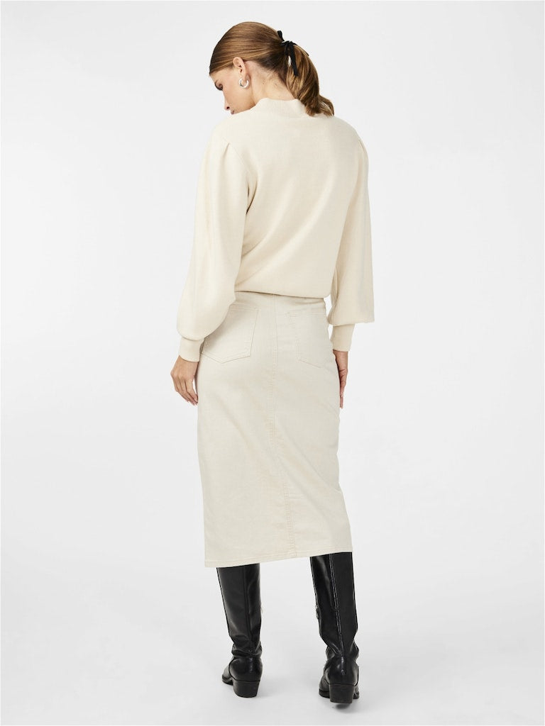YASDOMANA Midi Denim Skirt