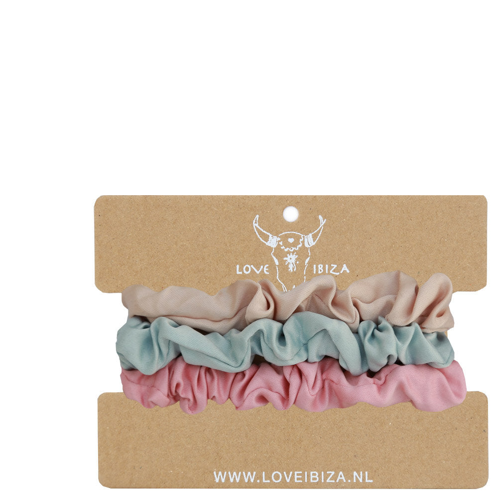 Silk Scrunchie Set (verschiedene Farben)