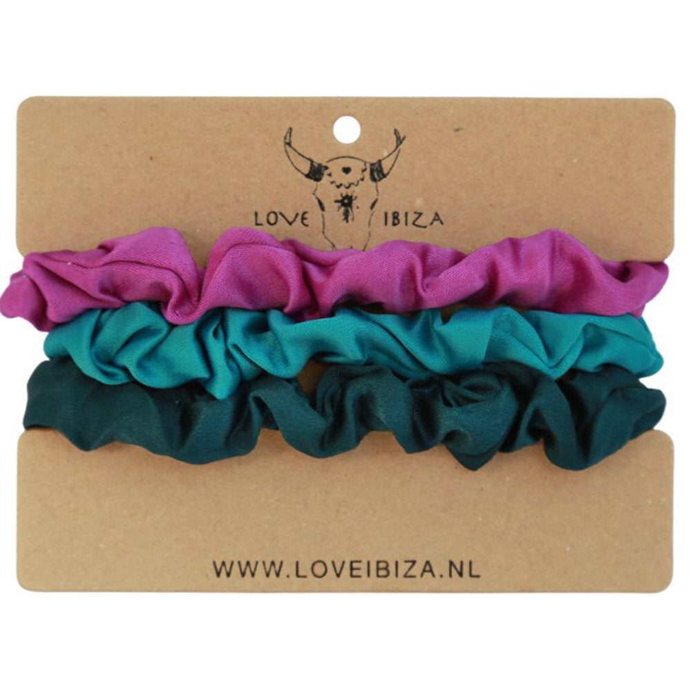 Silk Scrunchie Set (verschiedene Farben)