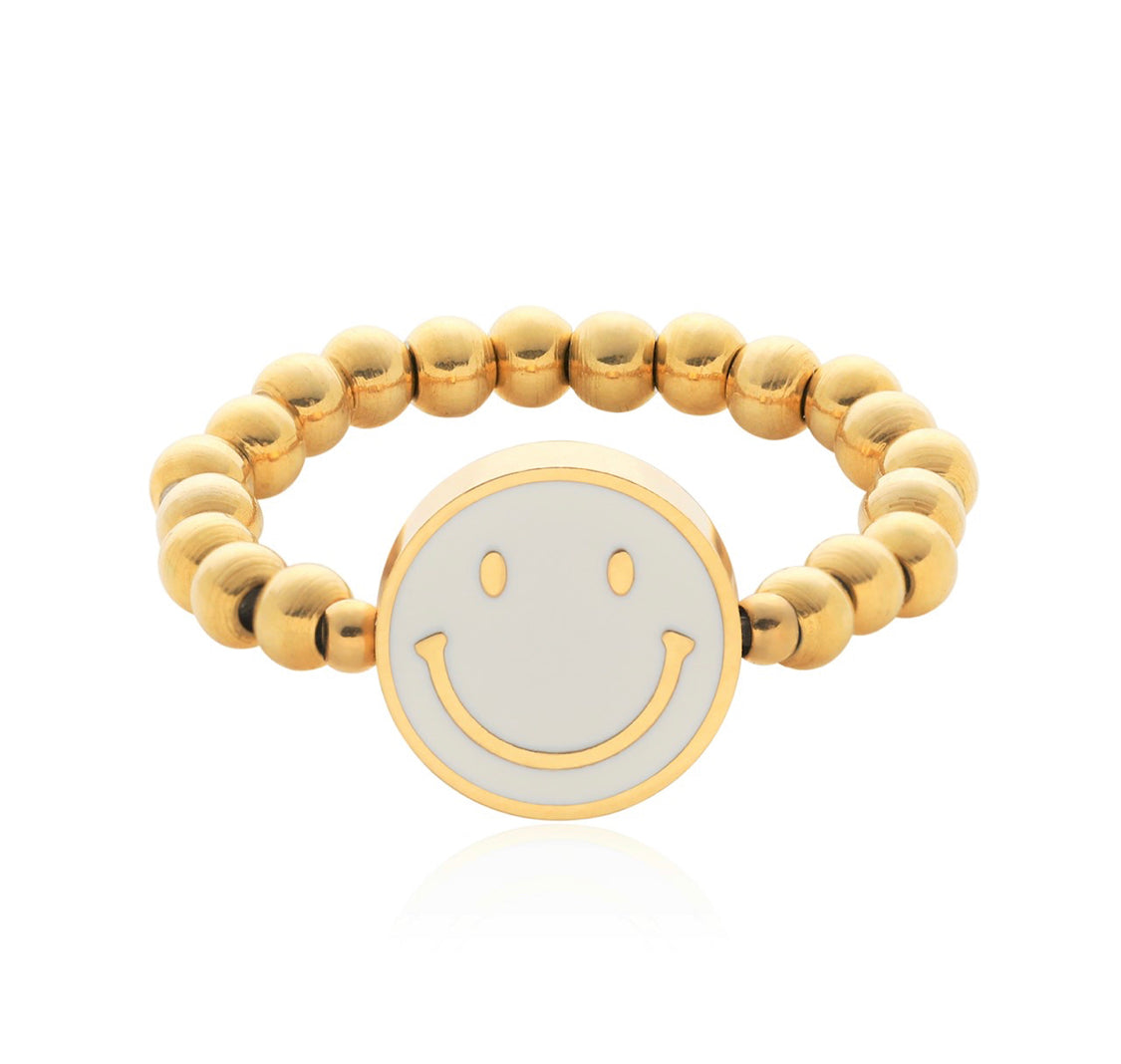 Ring Smiley (verschiedene Farben)