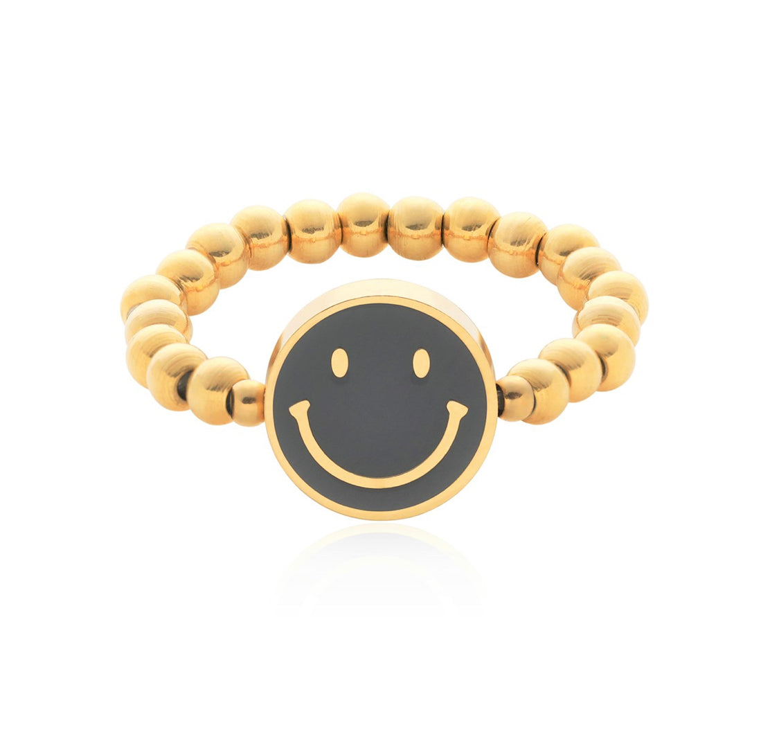Ring Smiley (verschiedene Farben)