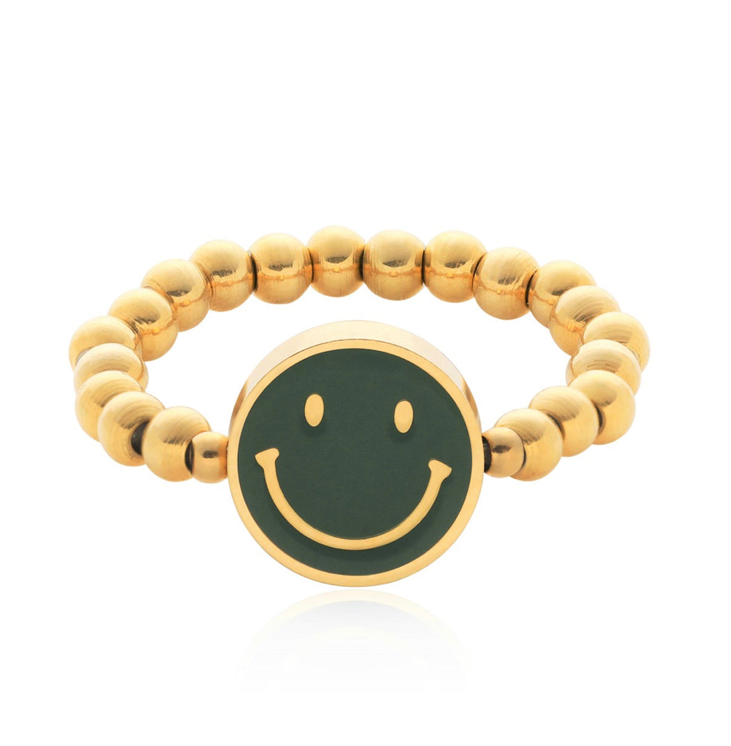 Ring Smiley (verschiedene Farben)