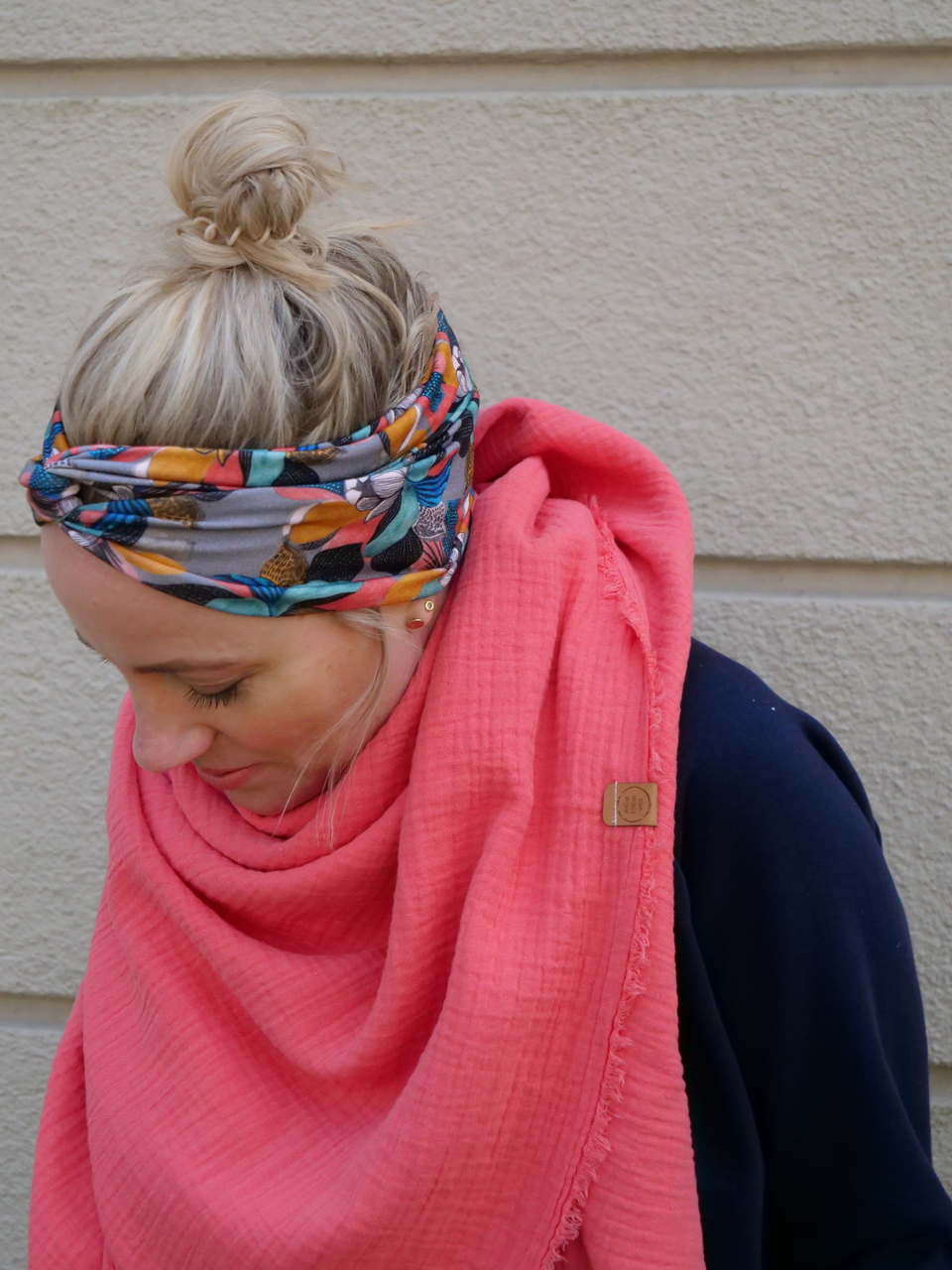 Musselintuch koralle