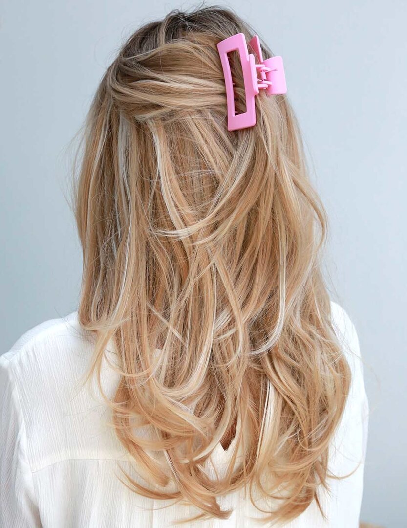 Haarspange Straight Pink