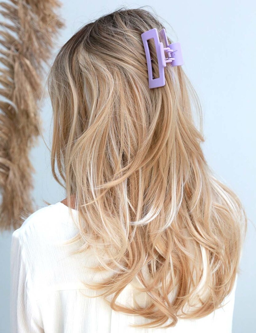 Haarspange Straight Lilac