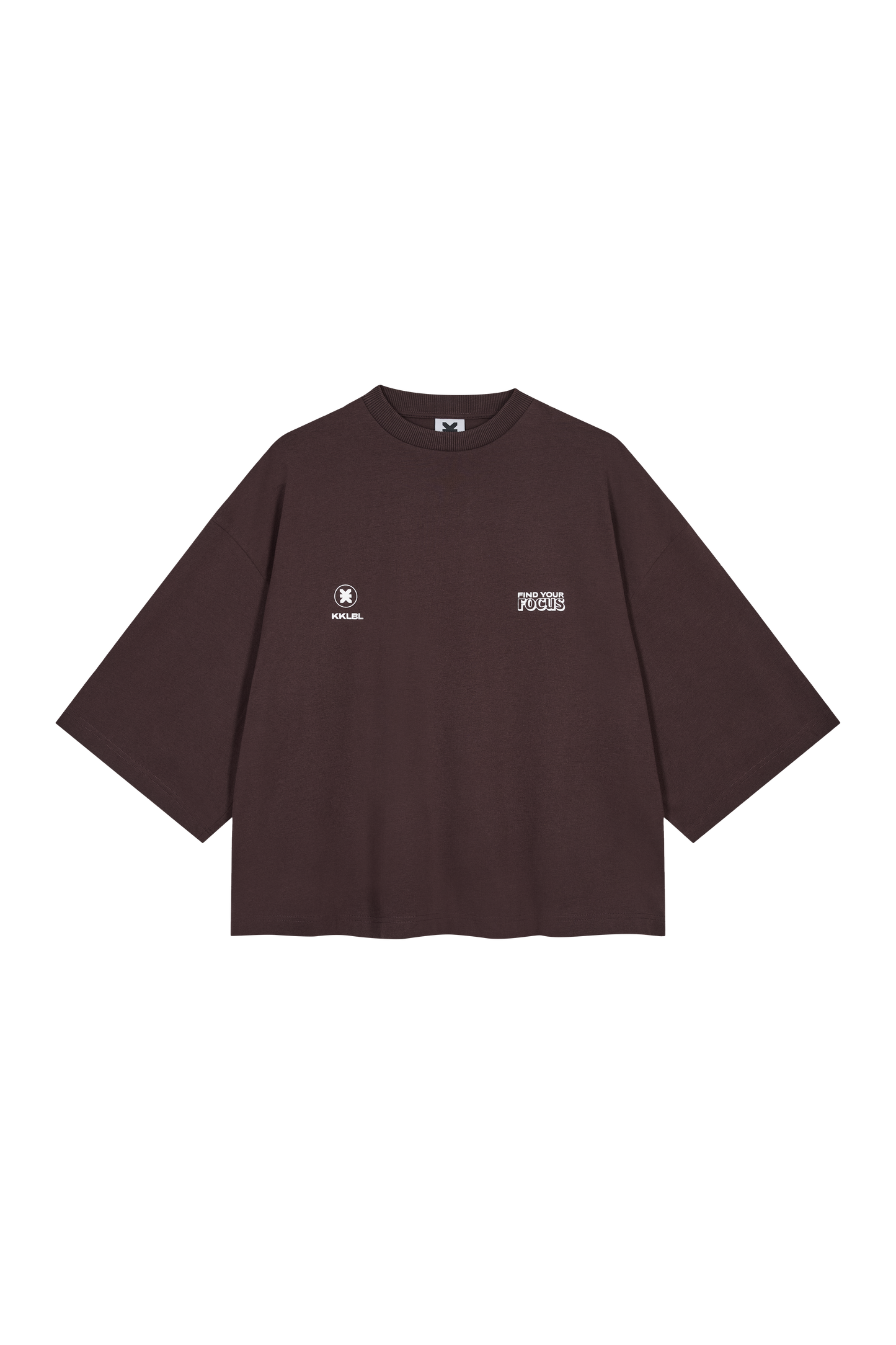 KKLBLSHIRT Cropped Brown