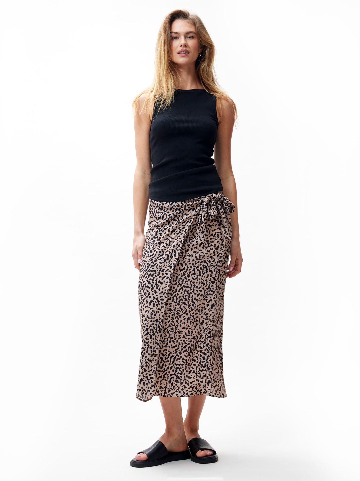CWJLEOPARD Wrap Skirt