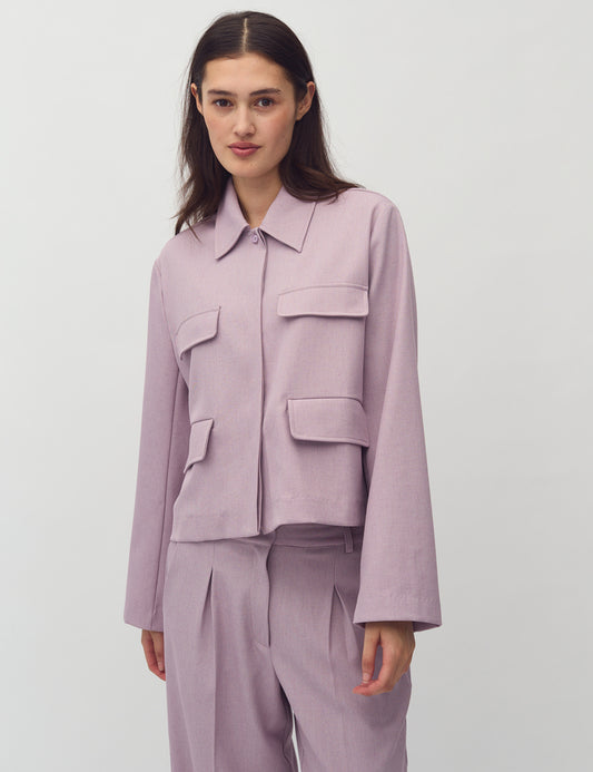 MBYMWODDY Orchid Bloom Blazer