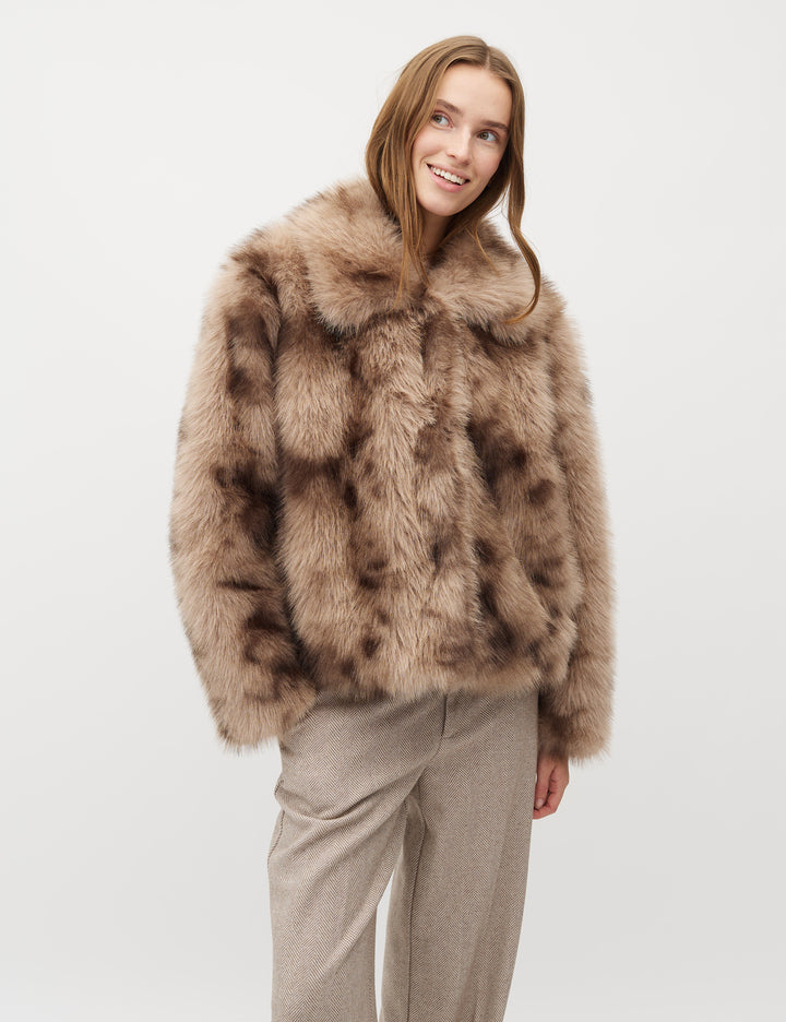 MBYMCORVIA Kunstpelzjacke