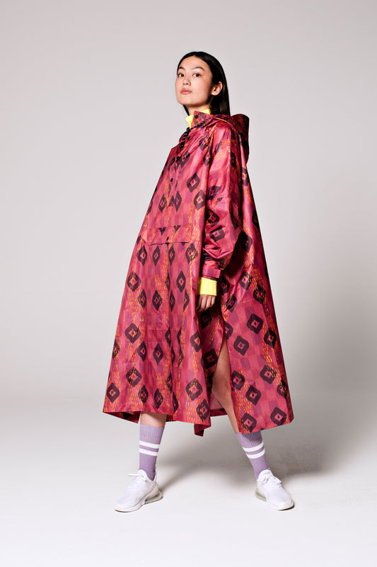 Rain Poncho - Ikat