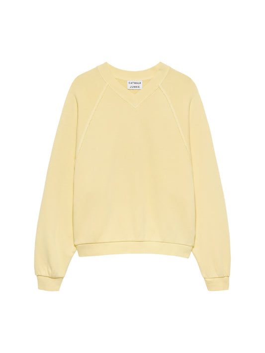 CWJSWEATER V-Neck Mellow Yellow