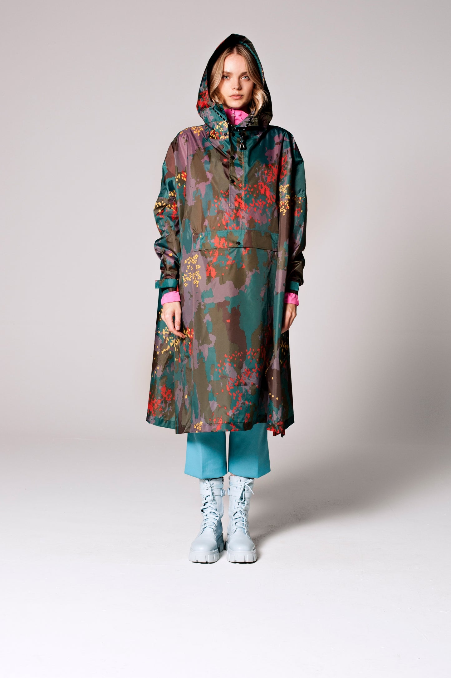 Rain Poncho - Forest Camo