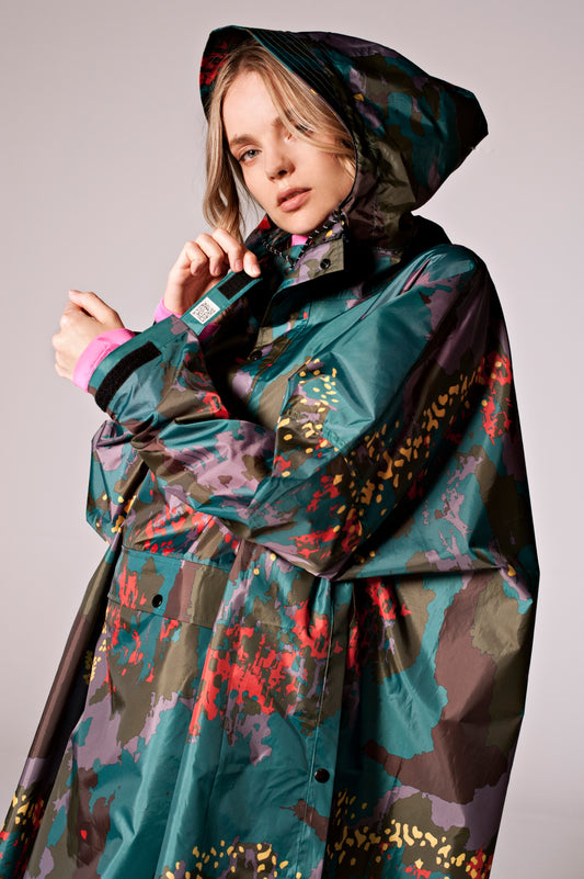 Rain Poncho - Forest Camo