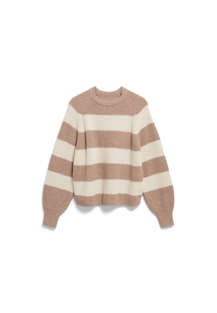 AAKAAGI Stripes Camel Melange