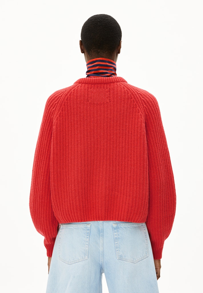 AASELMA Strickjacke Candy Apple