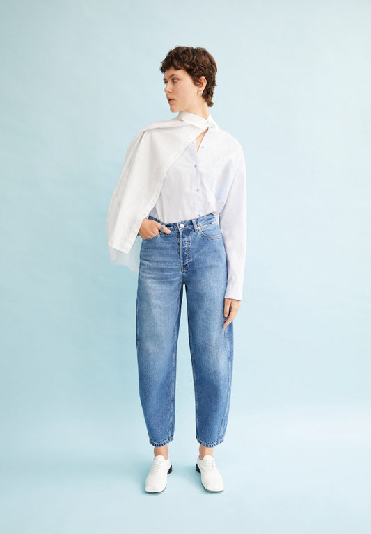 AABAARLY High Waist Barrel Jeans