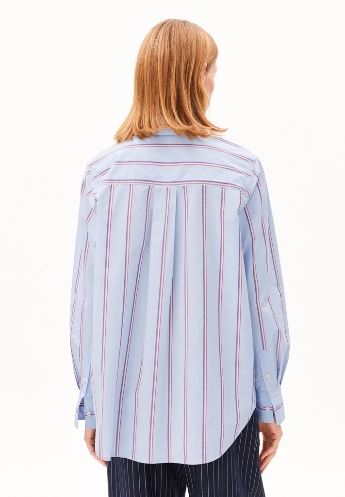 AASTRIPE Loose Shirt Blouse