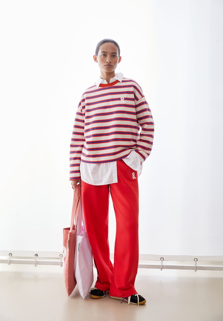 AAFRANKAA Bold Sweat Mars Red Blue