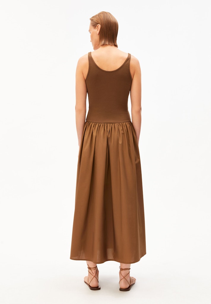AAMATERIAL Mix Dress Dried Palm
