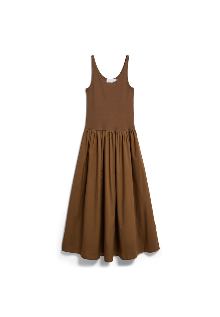 AAMATERIAL Mix Dress Dried Palm