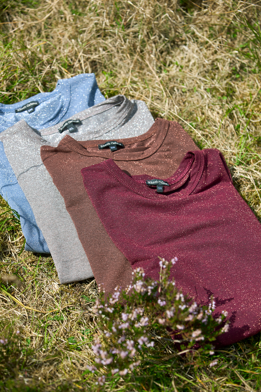 BCFAYE Lurex Blouse (verschiedene Farben)