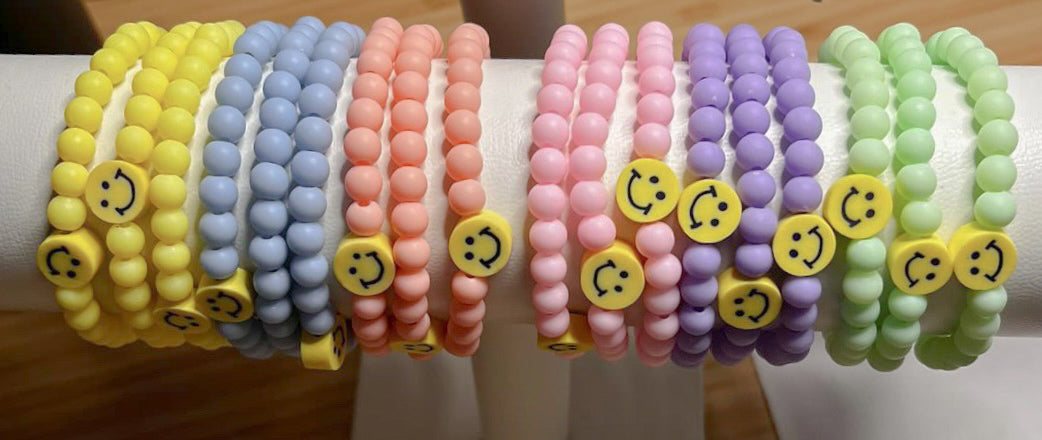 Armband Smiley (verschiedene Farben)