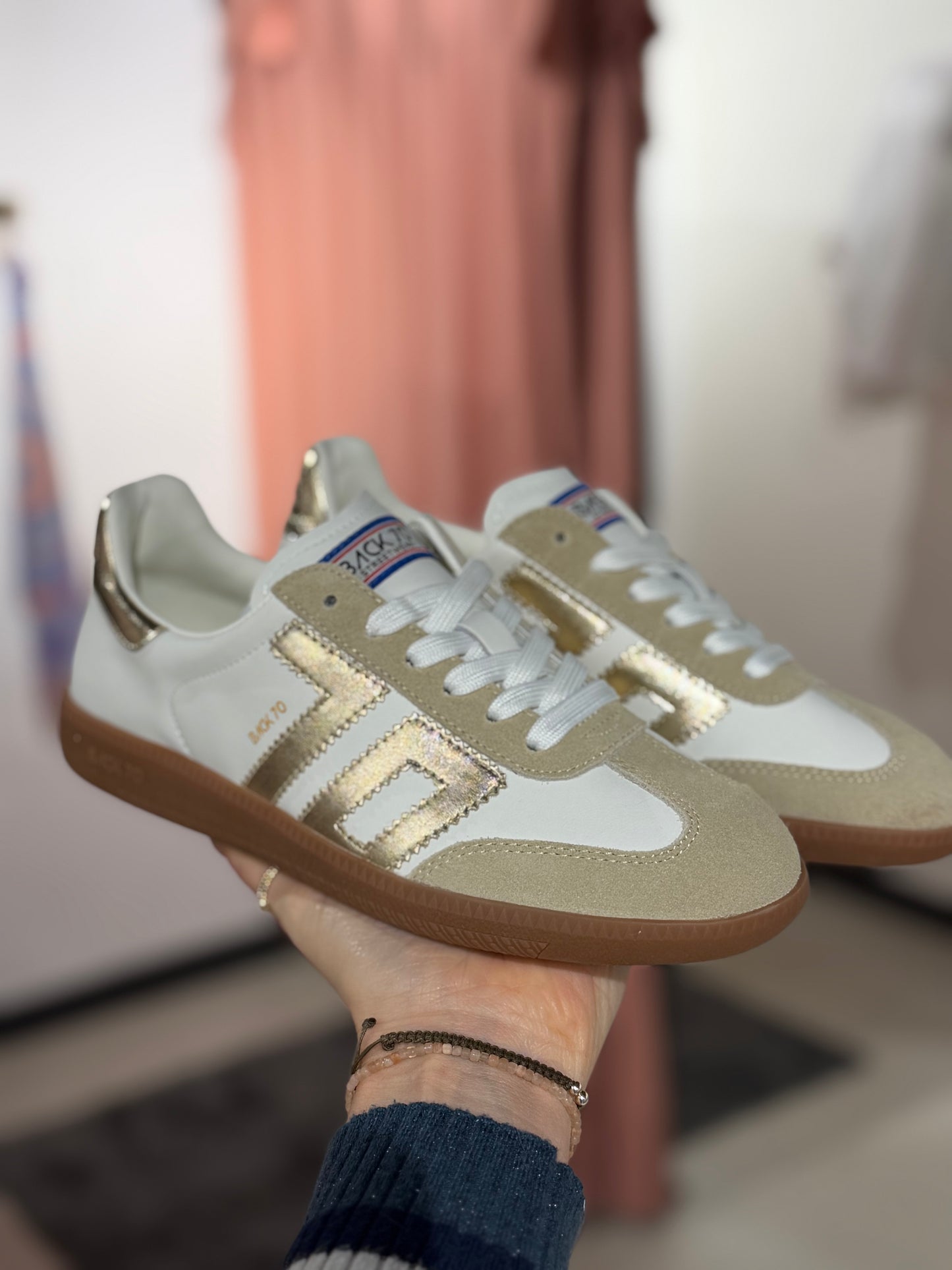 BACK70CLOUD Metallic Gold